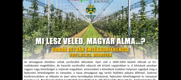 „Mi lesz Veled, magyar alma…?” – Gonda István emlékkonferencia